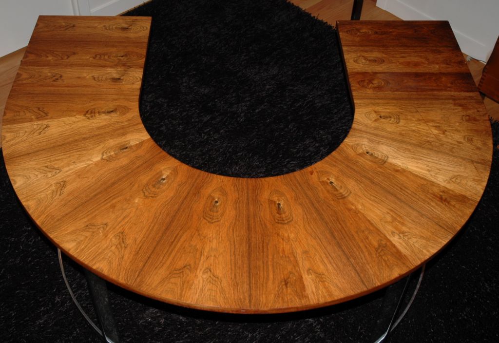 Demi-lune Desk By Hans Brattrud 4