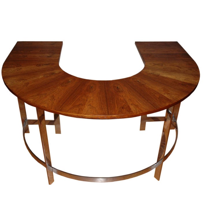 Demi-lune Desk By Hans Brattrud