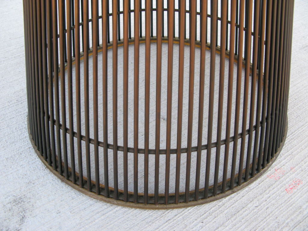 Walnut Warren Platner side table for Knoll