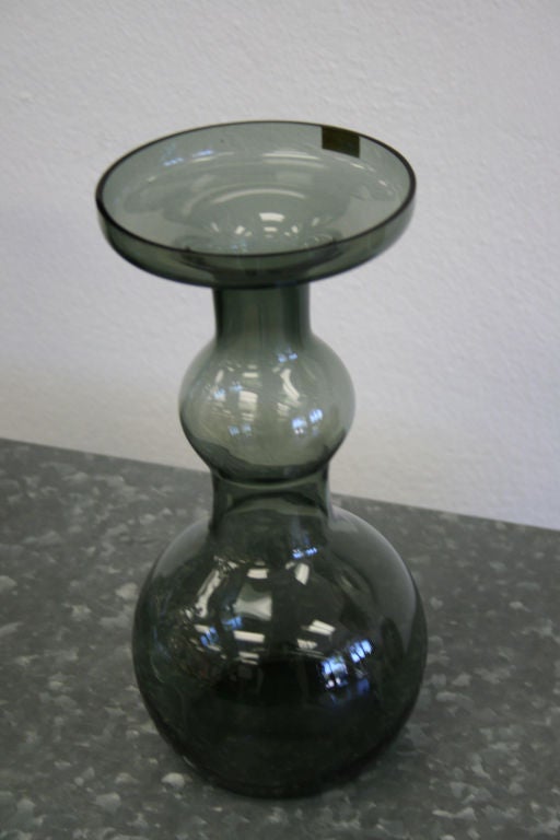 Set of 8 Nuutajarvie Glass Vases For Sale 4