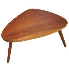 George Nakashima Triangular Side Table