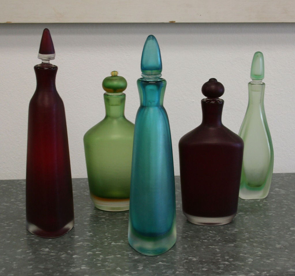 Paolo Venini Incisi Decanters