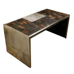 Eric BESSON Limited Edition "Lettres" Steel Desk