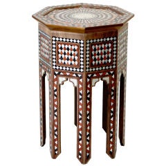 SYRIAN OCTAGONAL TABLE