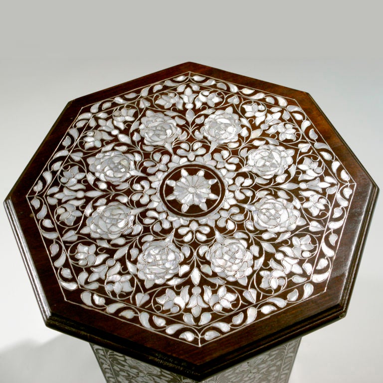 SYRIAN OCTAGONAL SIDE TABLE