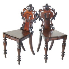 Mahogany Hall Chairs