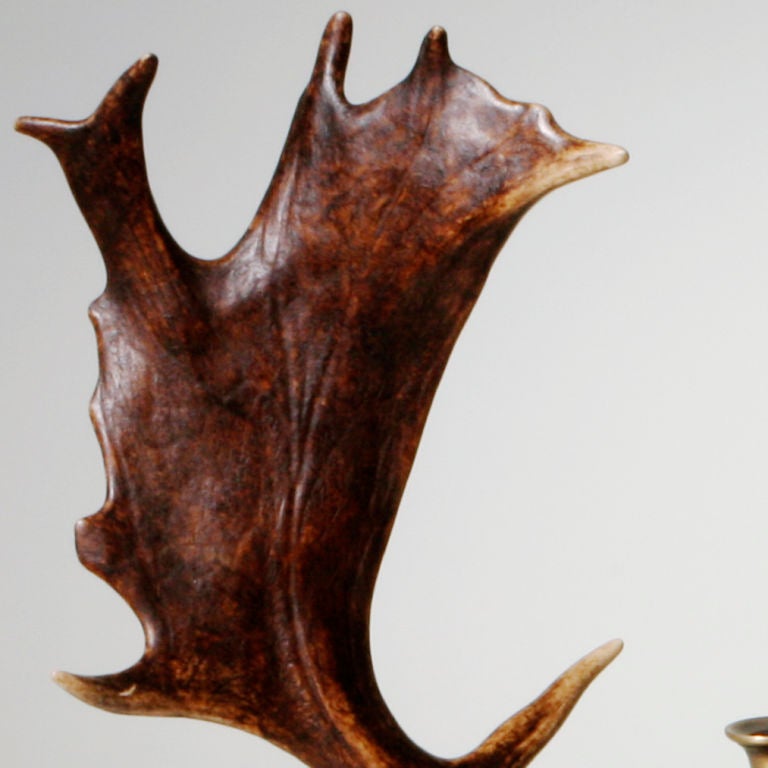 Pair of Antler Candlesticks