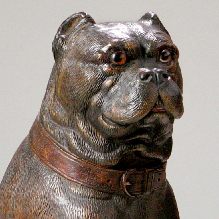 English Terracotta Bulldog For Sale