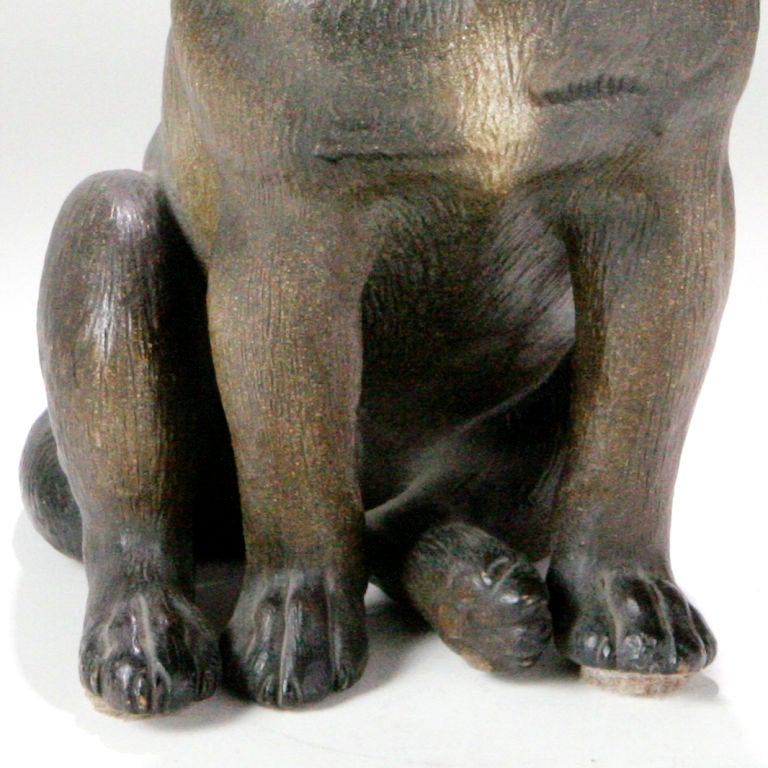 Terrakotta-Pug-Hunde im Zustand „Gut“ im Angebot in New York, NY