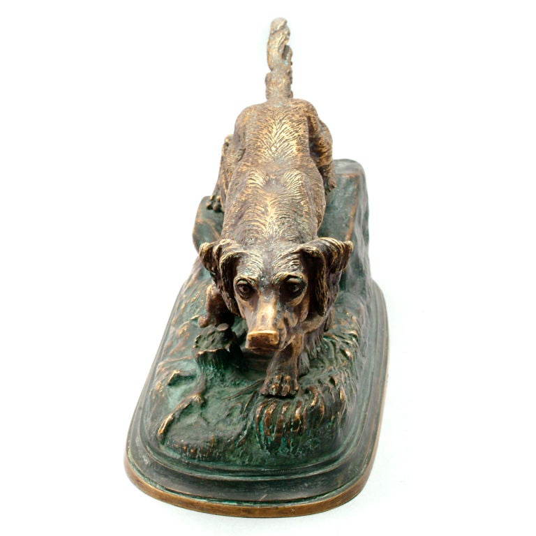 Francese Setter irlandese di bronzo in vendita