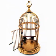 BRASS BIRD CAGE