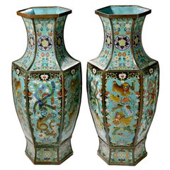 Cloisonné Presentation Vases
