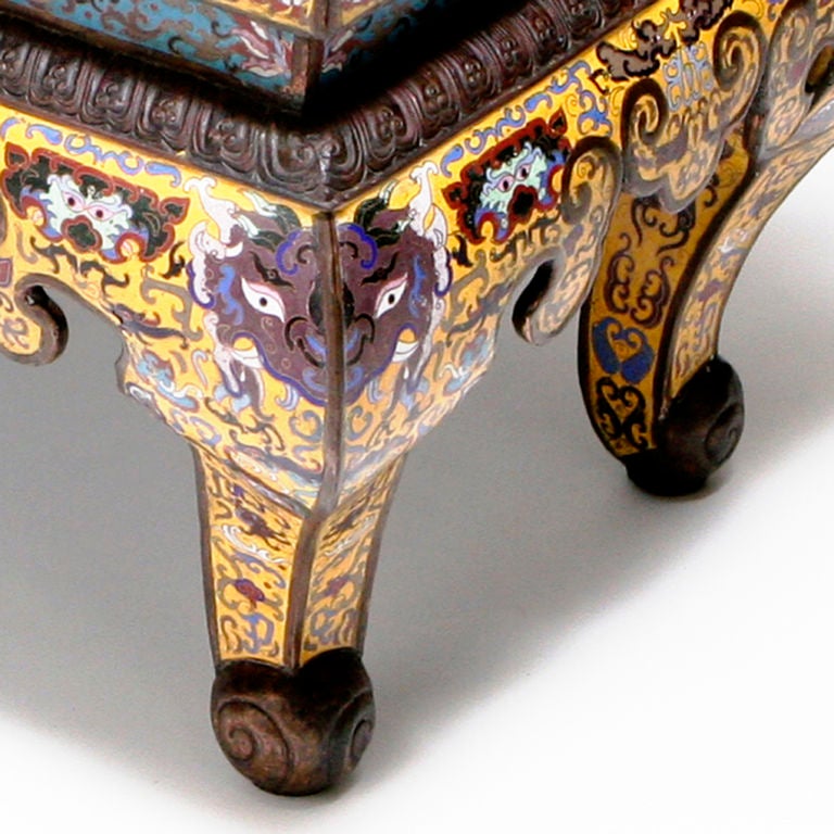 Chinese Cloisonné Coffee Table