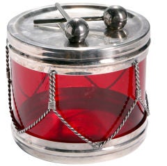 Vintage Ruby Drum Box