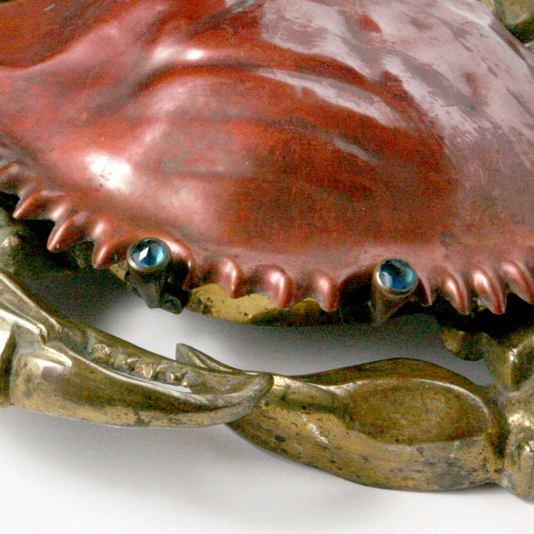 19th Century CRAB SPITTOON