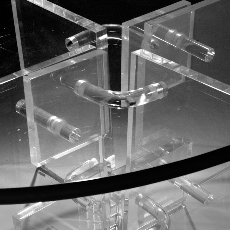LUCITE COFFEE TABLE at 1stDibs