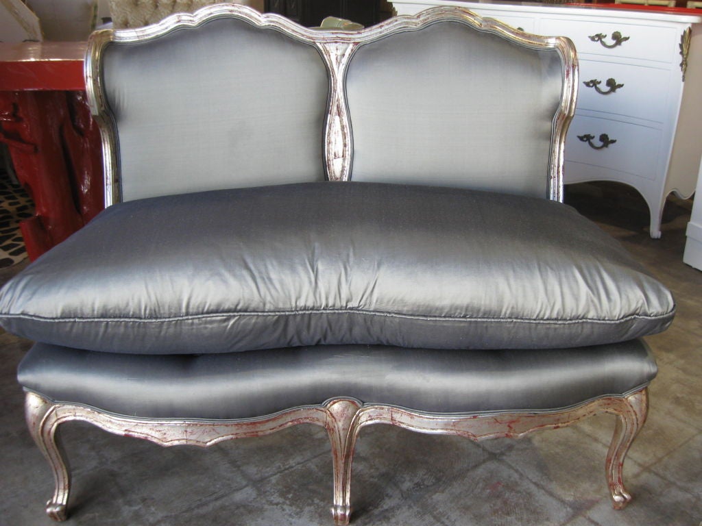 Superb 40's French LXV Style Double Loveseat 1