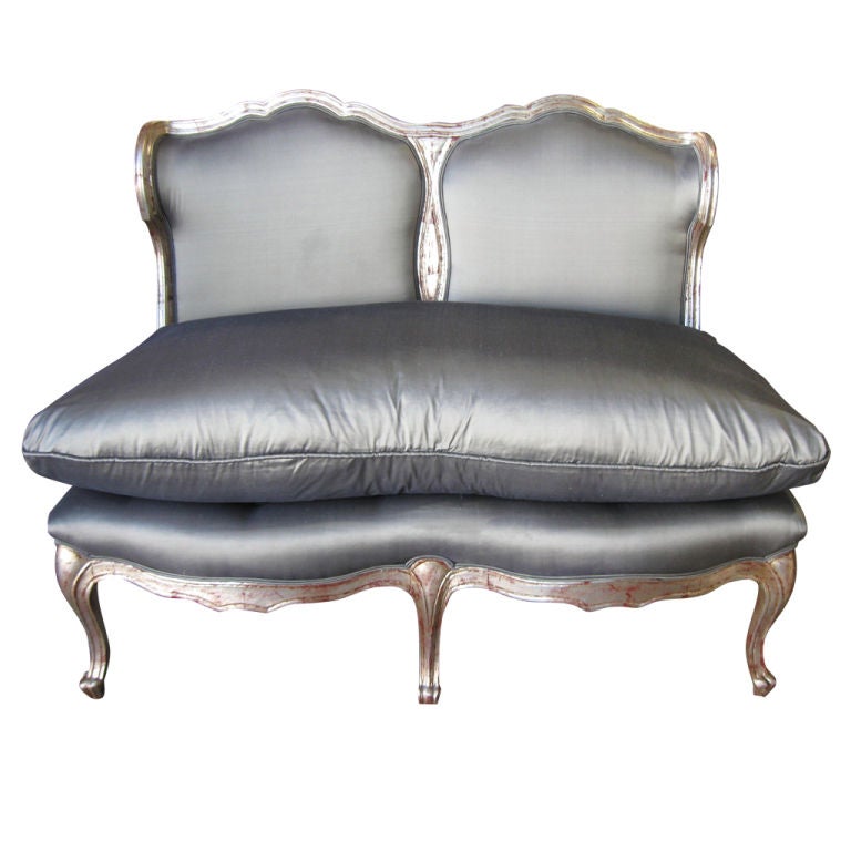 Superb 40's French LXV Style Double Loveseat