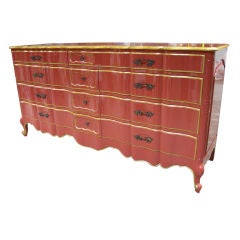 Superb Lacquered French LXV Style cabinet