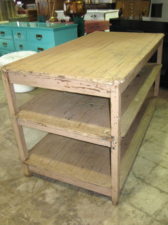 20th Century Antique French Work Bench