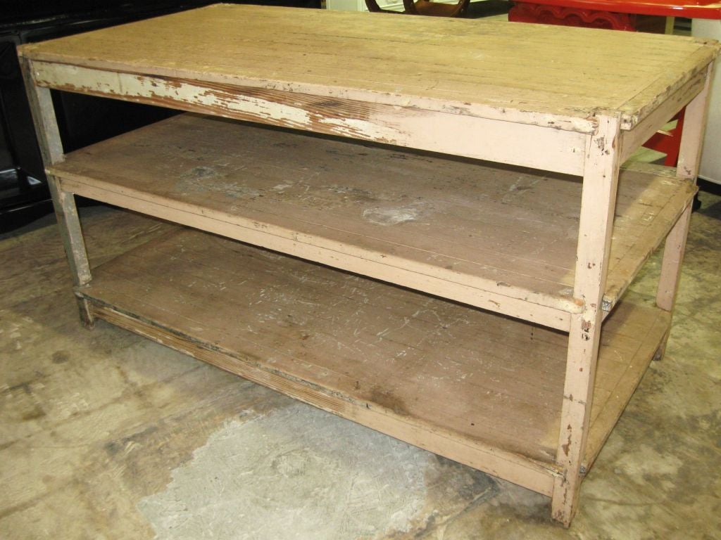 Antique French Work Bench 1