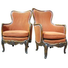 Pair of French 19thC Bergeres