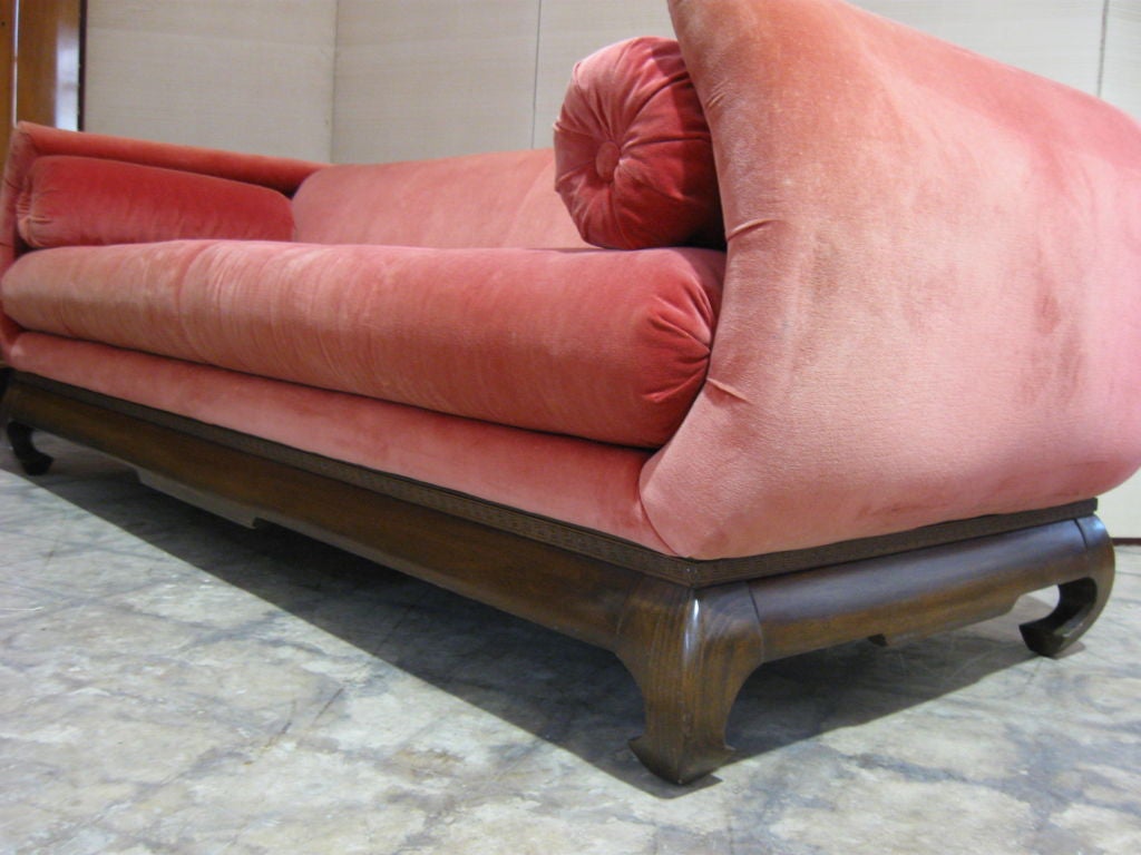 Superb Ming Style Scrolled Sides Sofa 2