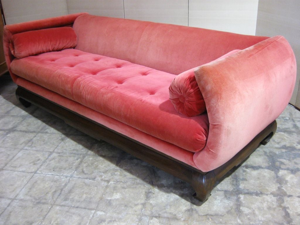 Superb Ming Style Scrolled Sides Sofa 3