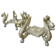 Exceptional Pair of Italian Figural End/Coffee Table Bases