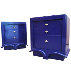 Exceptional Pair of  40's Side / End Tables