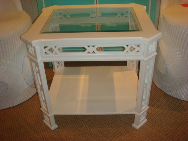 Restored Chippendale Style End Tables