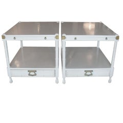 Pair of Restored Mid Century End Tables