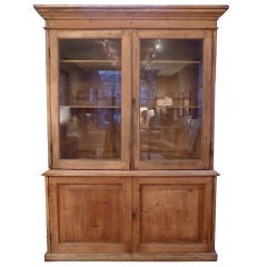 Large 19th C Pine Bibliotheque Large 19th C Pine Bibliotheque