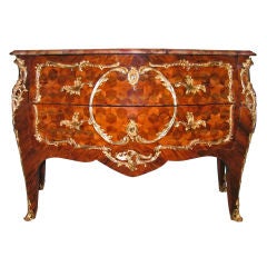 Louis XV Ormolu-Mounted Commode, Attributed to "C.Wolff"
