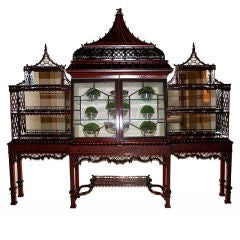 CHINESE CHIPPENDALE STYLE “CHINA CASE” C1880