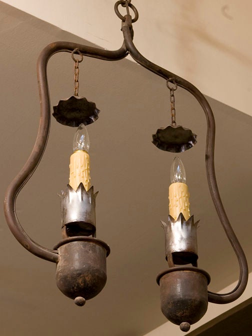 Hand-Made Iron "Logan" Pendant