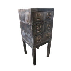 Vintage Steel File Cabinet