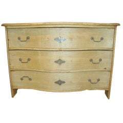 18th. Century Bleached Oak Commode