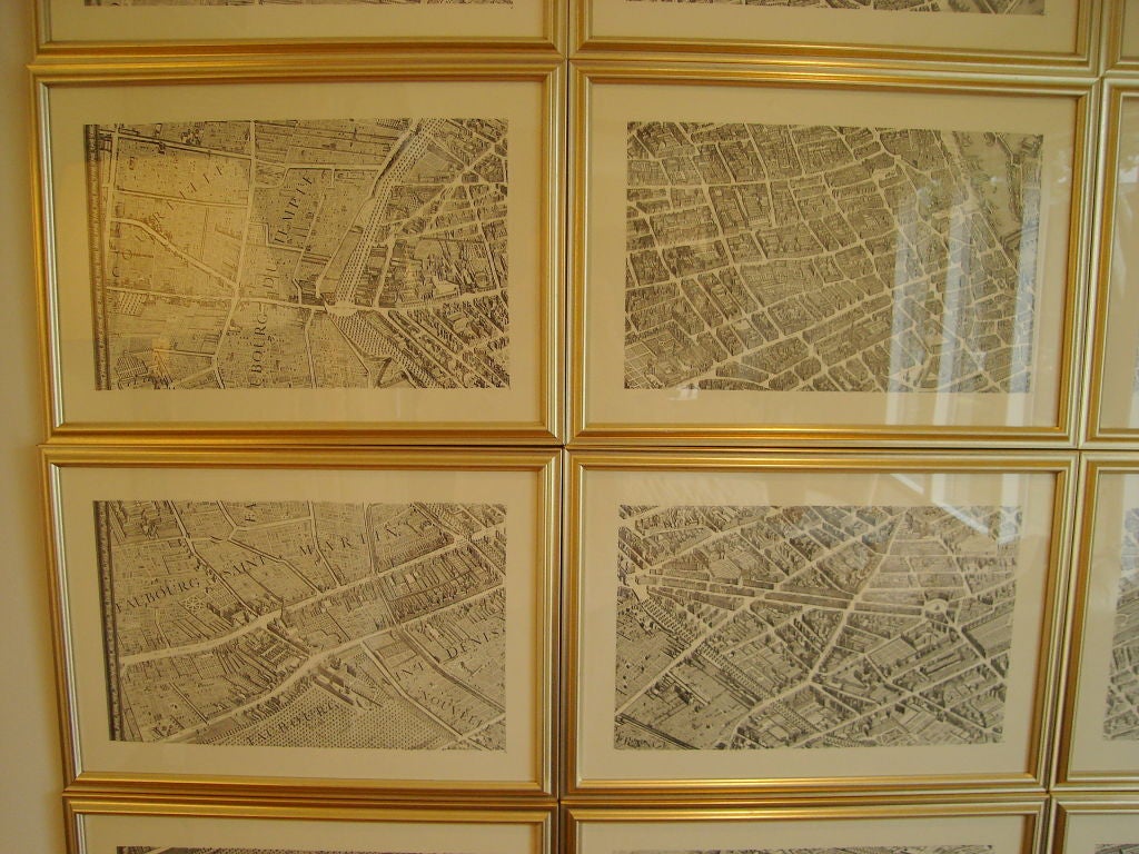 19th.C. Plan of Paris 1