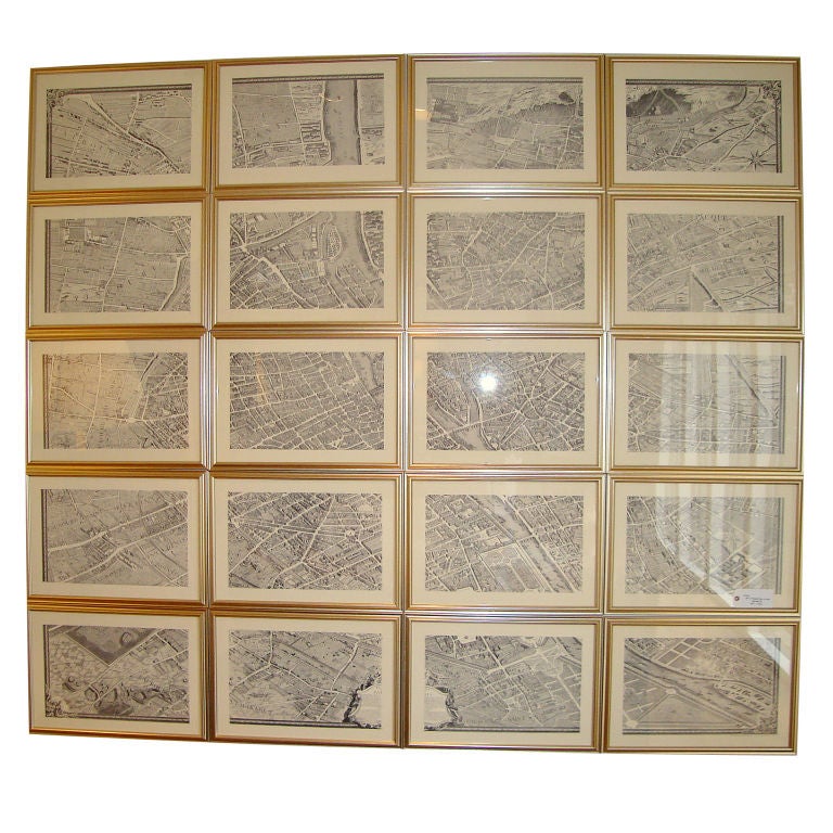 19th.C. Plan of Paris