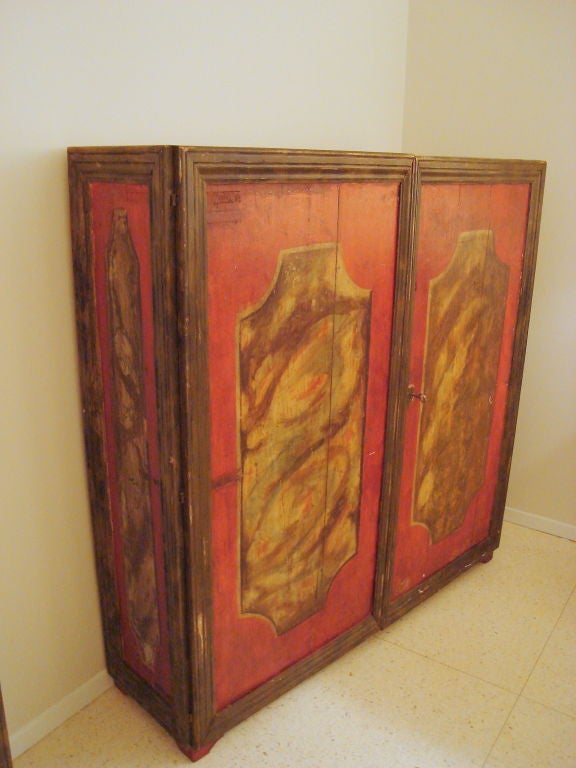 Pair of Spanish Cabinets In Excellent Condition For Sale In Houston, TX