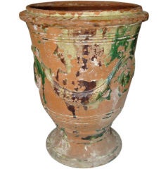 Set of 2  19th. Century Anduze Table Vases