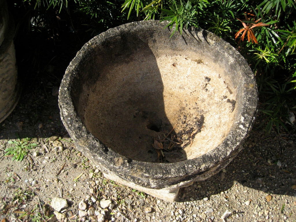 19th c. French Stone Garden Urn