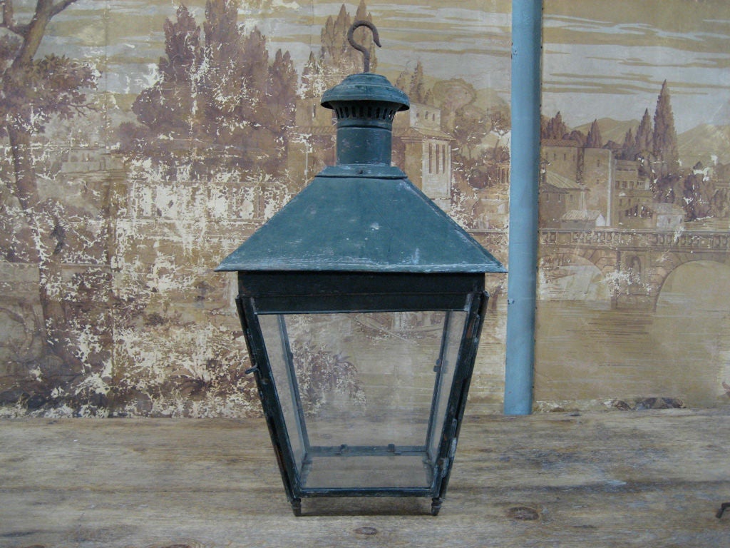 Large 19th c. Tole Lantern