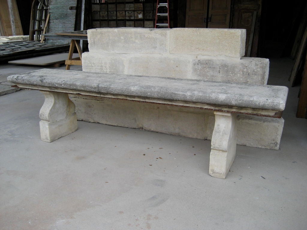 19th Century Stone Bench