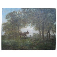 French Painting of a Donkey