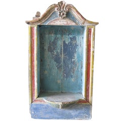 Wooden Niche from a Tiny Chapel in Naples, Italy
