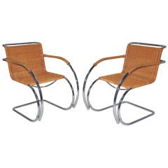 Pair of Mies Armchairs