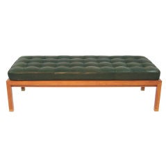 Upholstered bench by Knoll