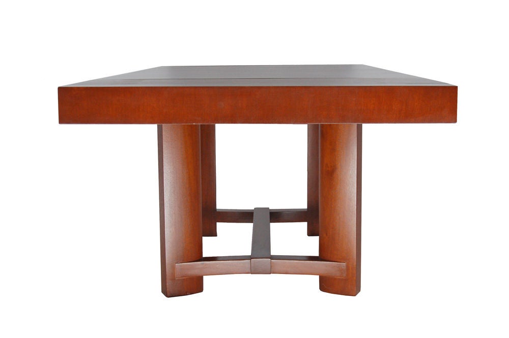 Mahogany Early Dining Table by T.H. Robsjohn-Gibbings